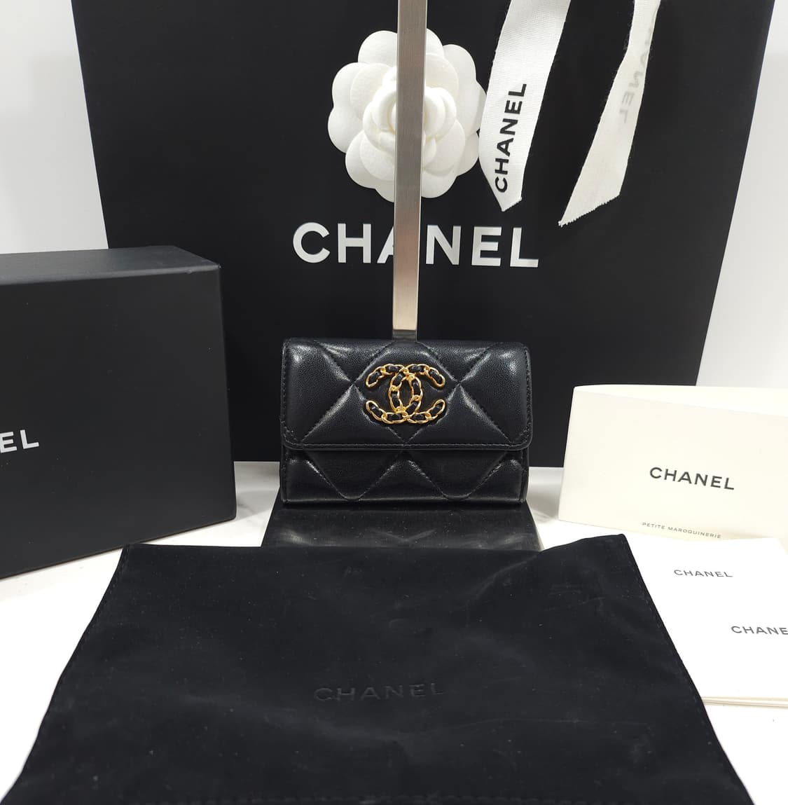 샤넬 19 플랩 카드홀더 AP1790 상품이미지1