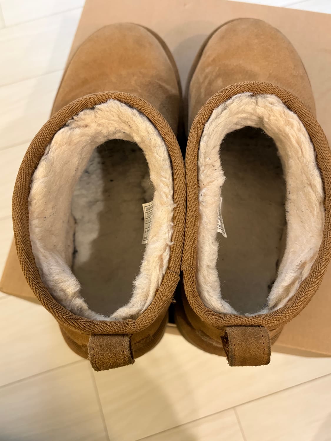 미국 UGG 어그 우먼 클래식 울트라미니 플랫폼 어그 부츠 체스트넛 상품이미지6