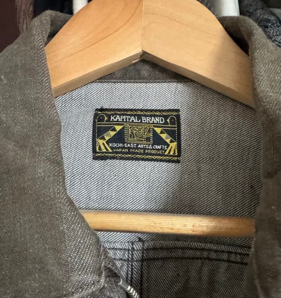 4) 캐피탈 야가수리 자카드 데님 드리즐러 자켓 상품이미지4