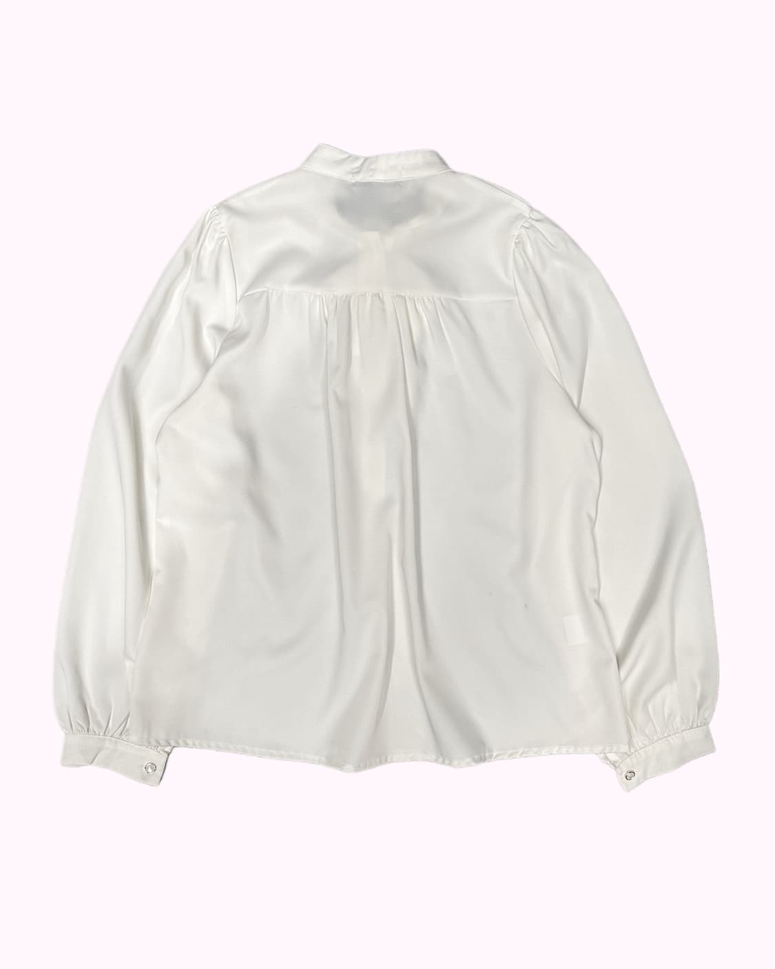 ribbon collar silky blouse 상품이미지4