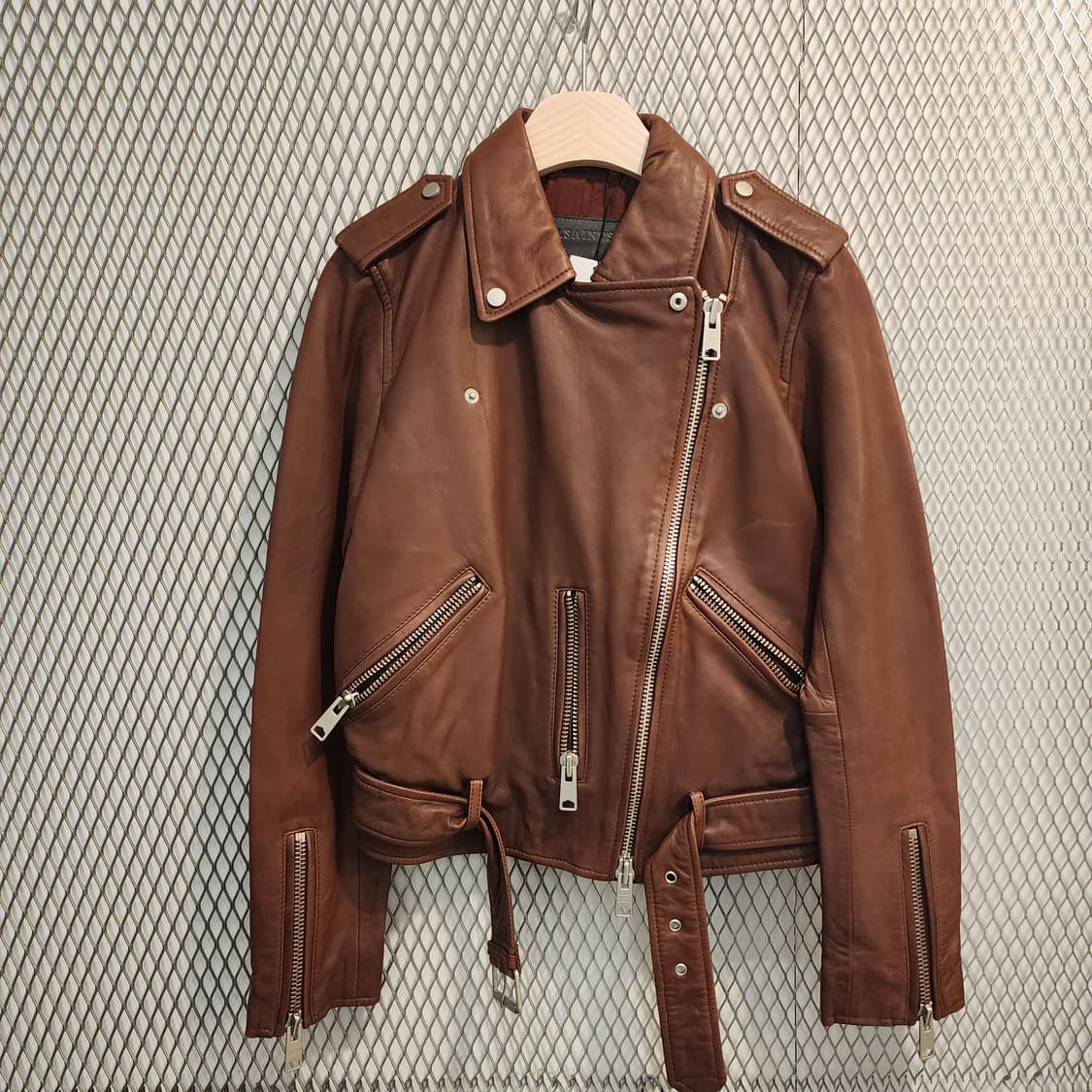 올세인츠 램스킨 바이커 쟈켓 상품이미지2