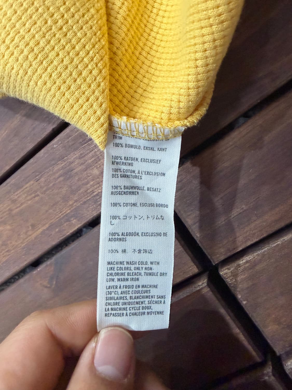 홀리스터 재팬 와플 롱슬리브 티셔츠 (M) 상품이미지6