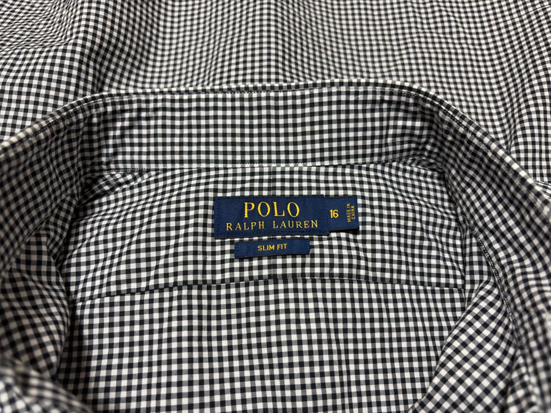 폴로 랄프로렌 깅엄셔츠 슬림핏 16 상품이미지3