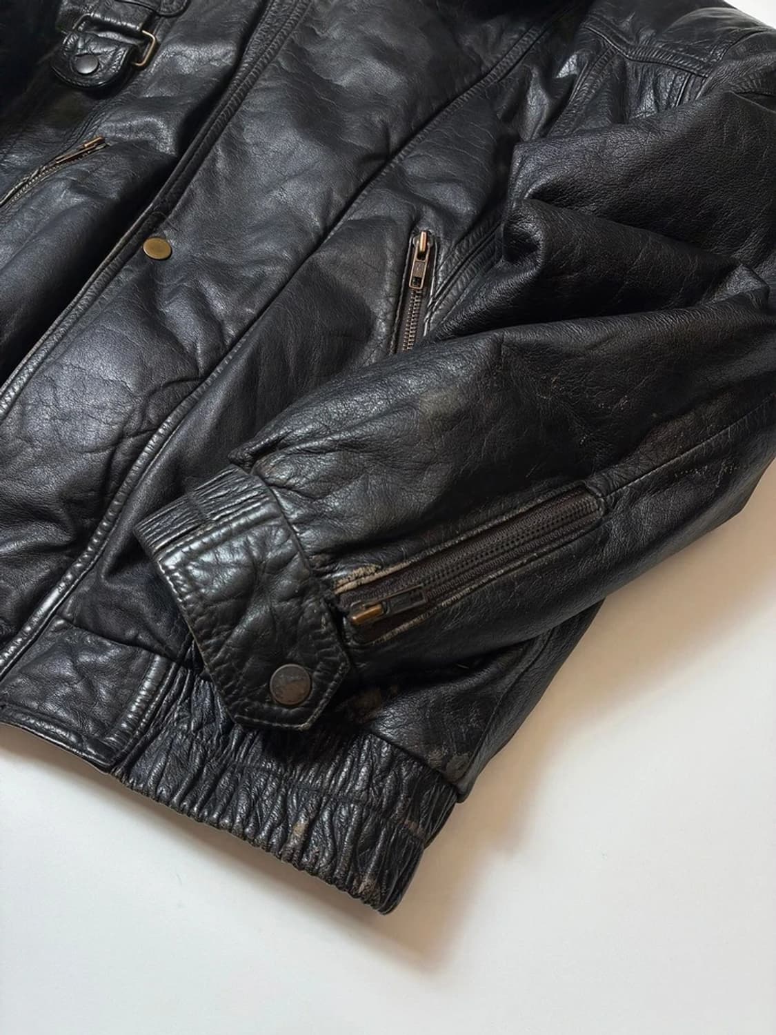 LUIS ALVEAR 90's 이글 자수 봄버 항공 자켓 PN8176 상품이미지5