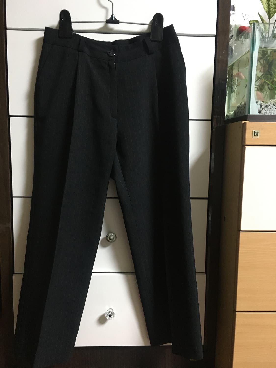 빈티지 스트라이프 7부 팬츠 상품이미지1