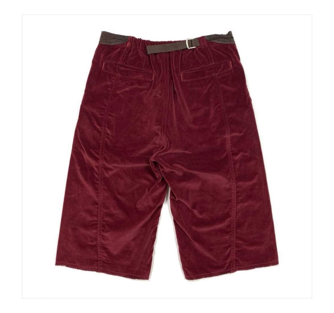 00’s Kolor Velour Shorts 상품이미지4