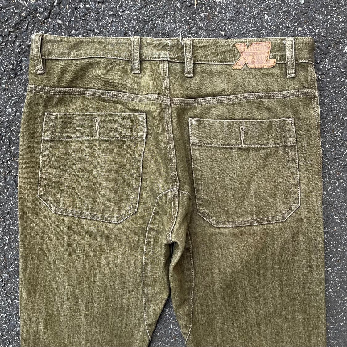 90s XLarge 엑스라지 5포켓 브라운 데님팬츠 상품이미지8