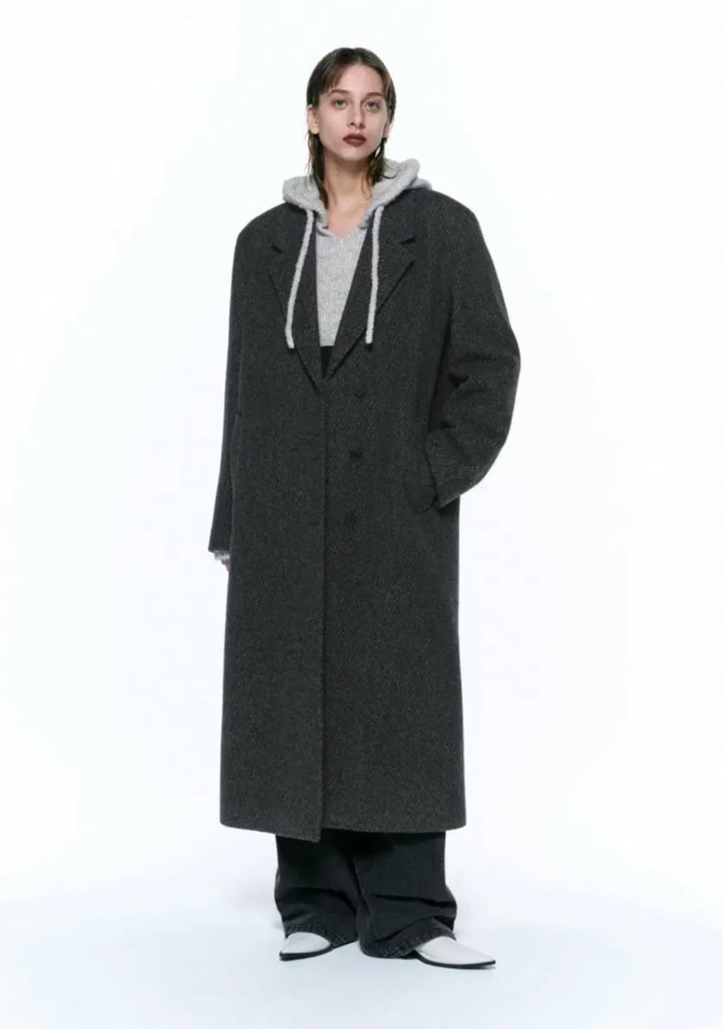 인사일런스 우먼 클래식 맥시 코트 s 상품이미지1