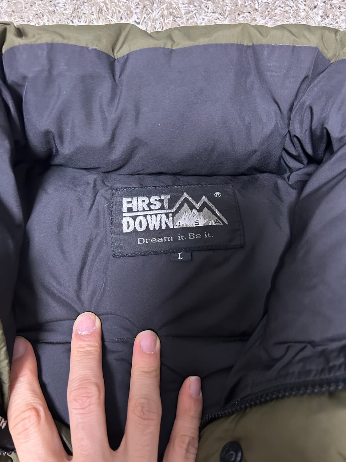 퍼스트다운 패딩 사이즈 105-110 상품이미지3