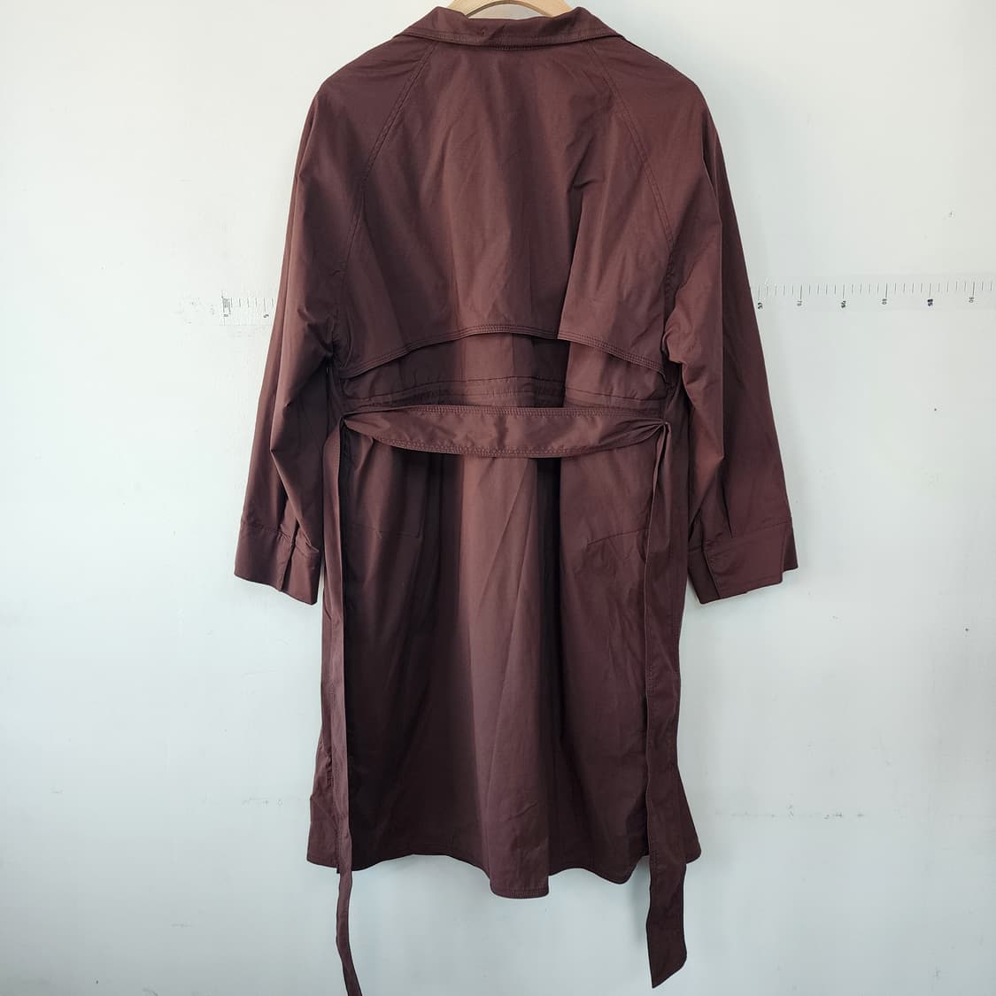 KL by LYNN 브라운 롱 코트 상품이미지3