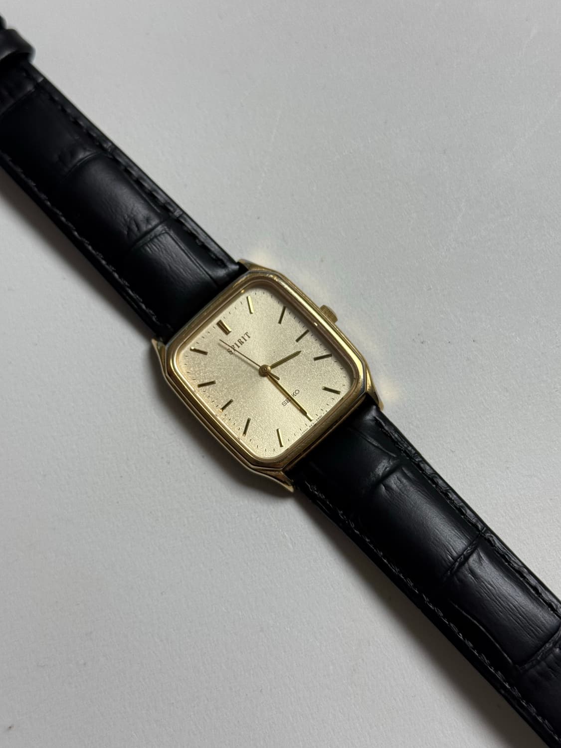 세이코 Seiko 쿼츠 스피릿 스퀘어 골드 상품이미지3