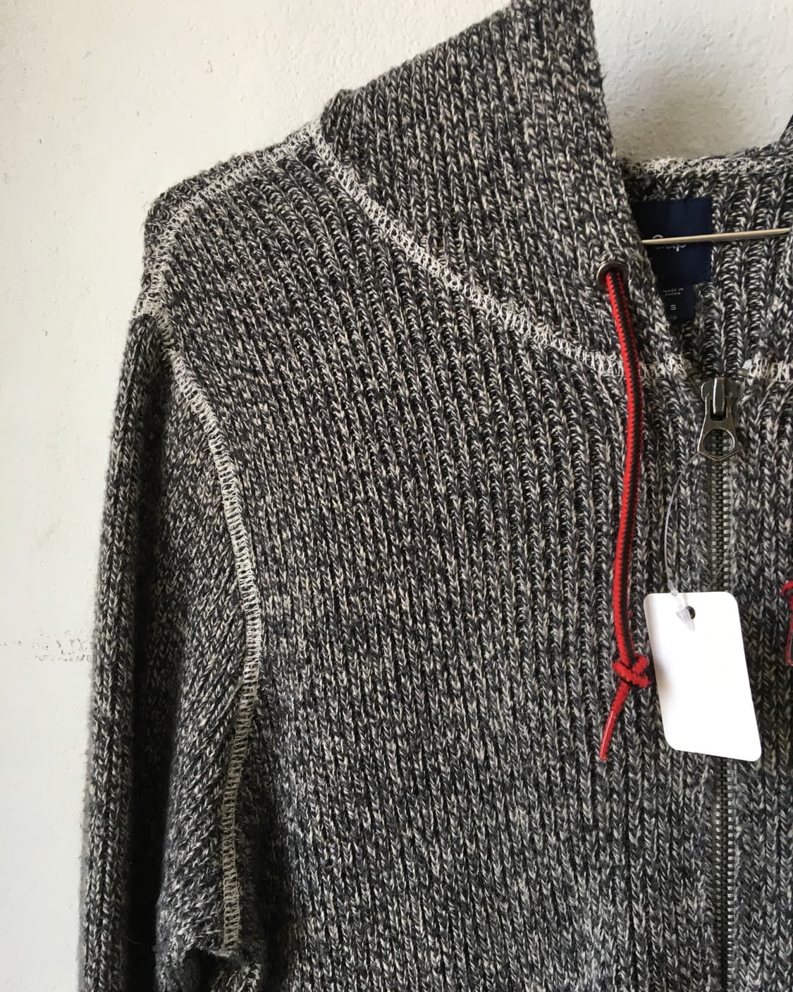 Gap ribbed hood zip up 상품이미지4