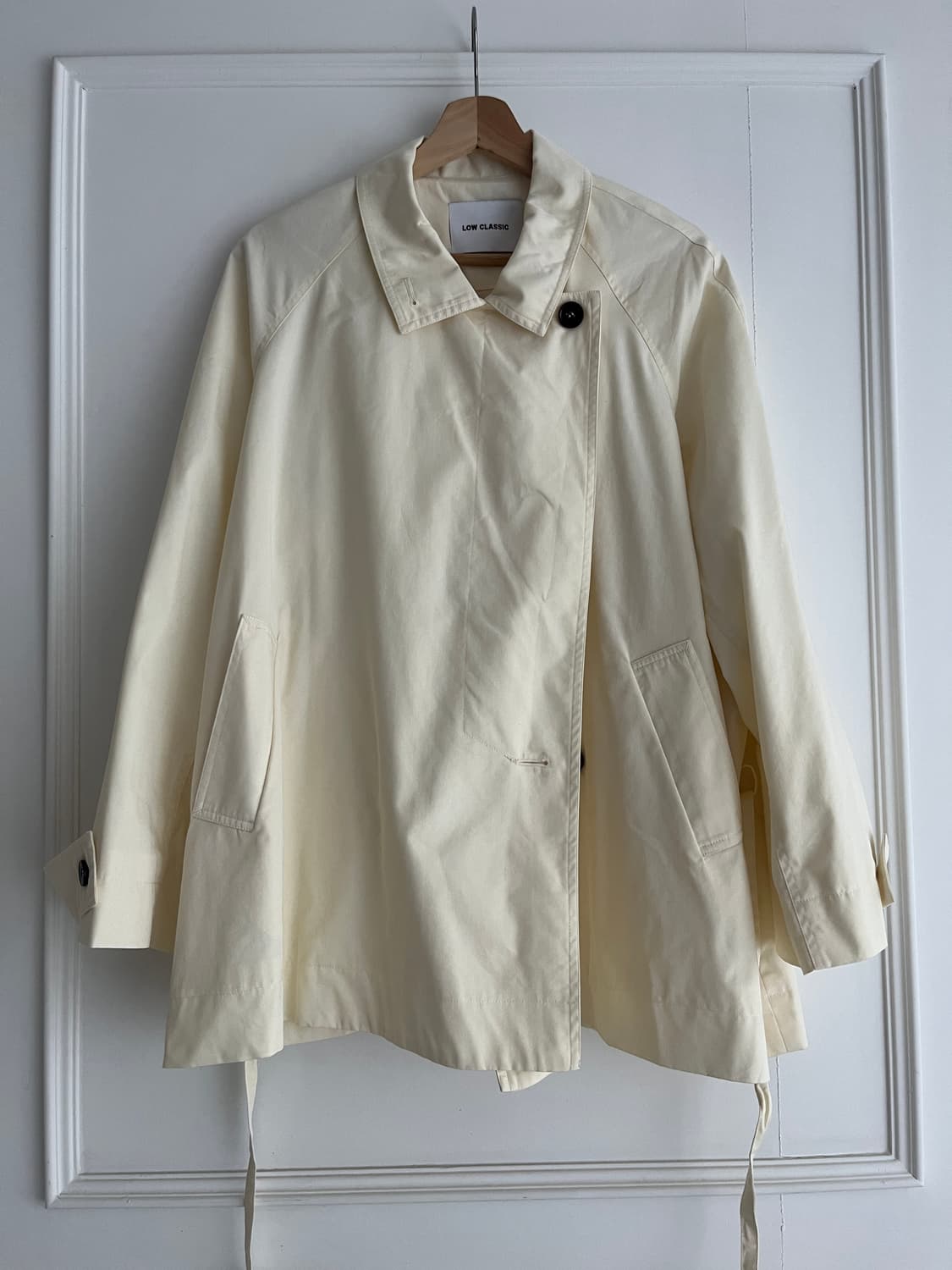 로우클래식 아아보리 트렌치코트 상품이미지3