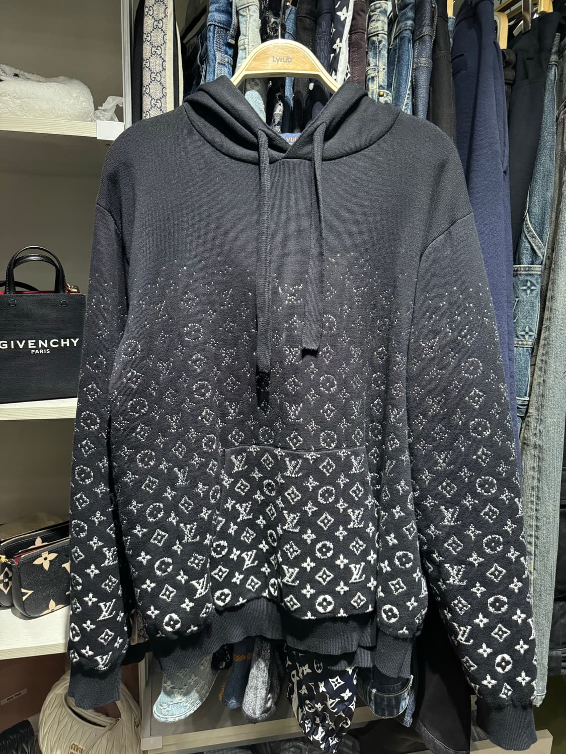 루이비통 그라디언트 후드티 XL  상품이미지1