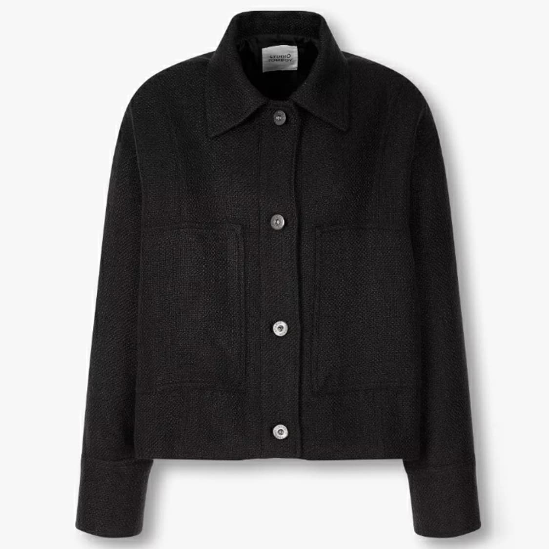 스튜디오톰보이(STUDIO TOMBOY) 빅포켓 트위드 자켓 프리사이즈 상품이미지2