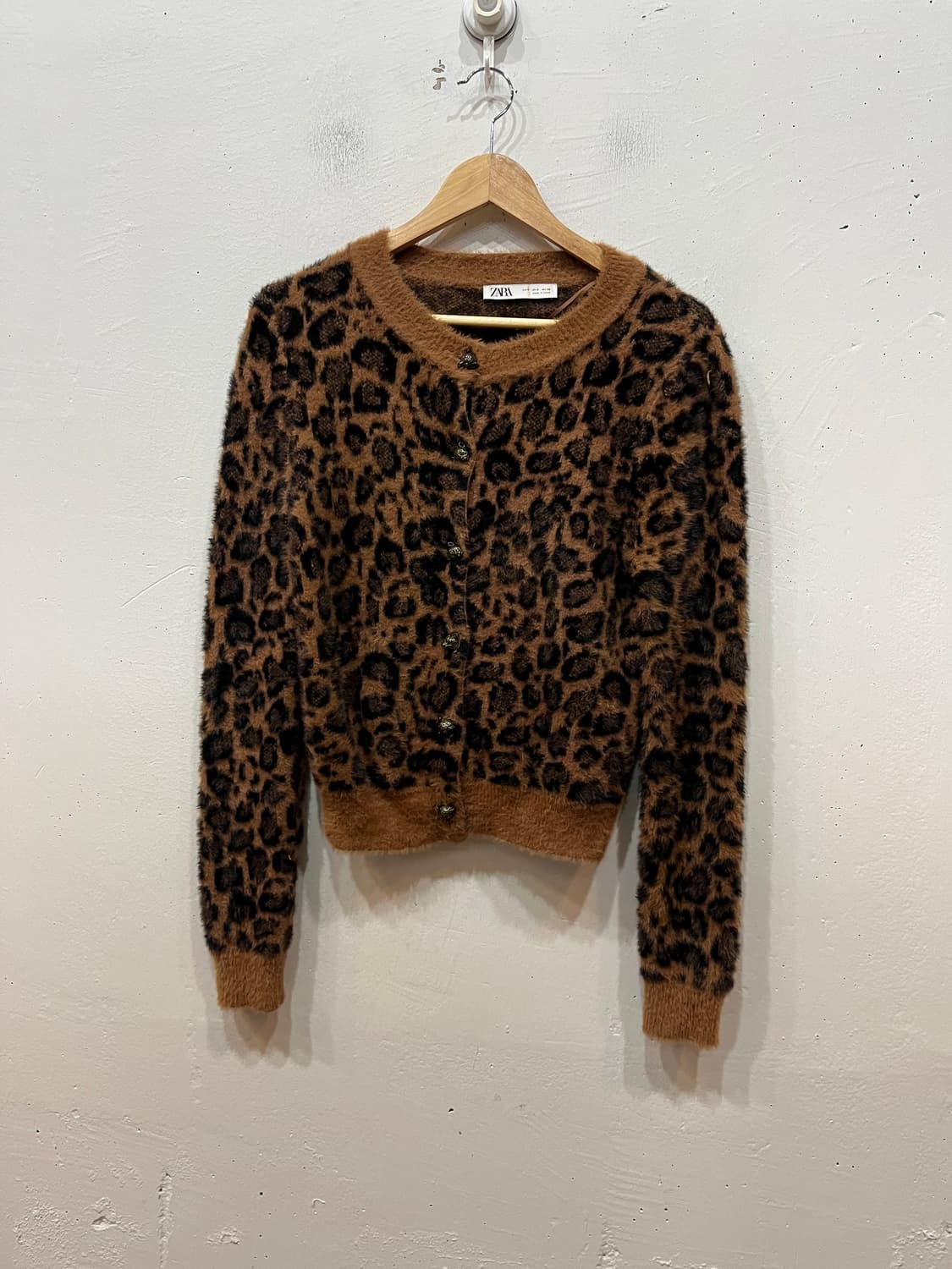 ZARA 레오파드 가디건 우먼즈  상품이미지1