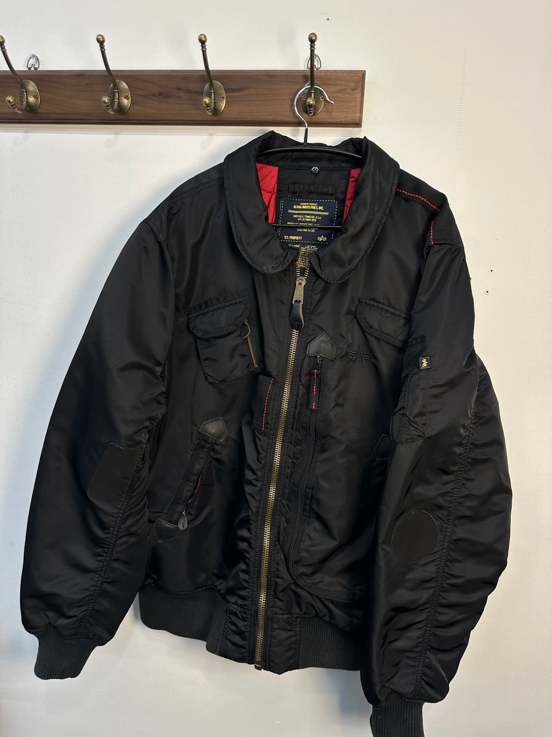 알파인더스트리 테크포켓 ma-1 자켓 3xl 오버핏 상품이미지7