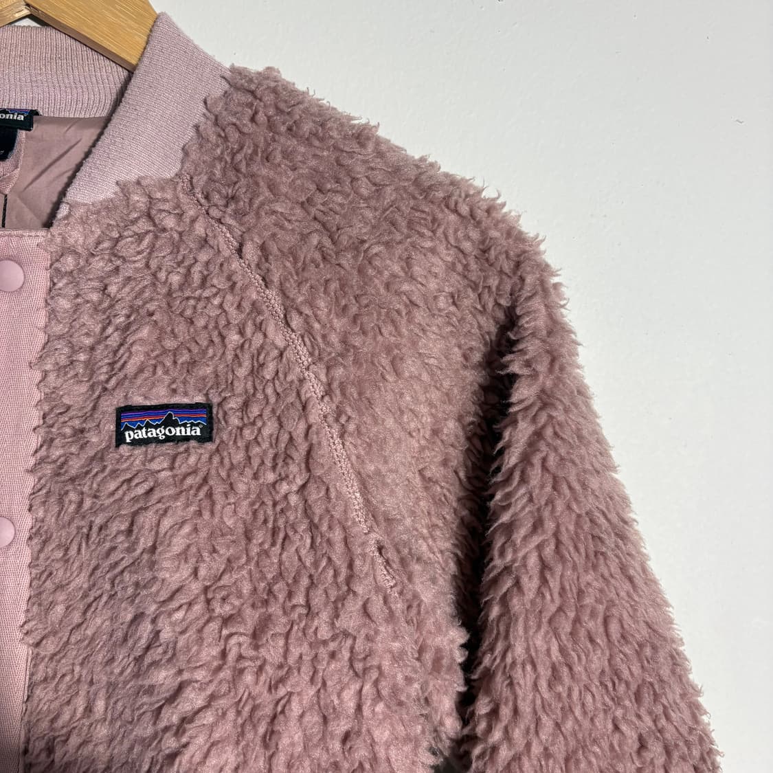 파타고니아 빈티지 더스티 핑크 보아 플리스 자켓 (무료배송) 상품이미지2