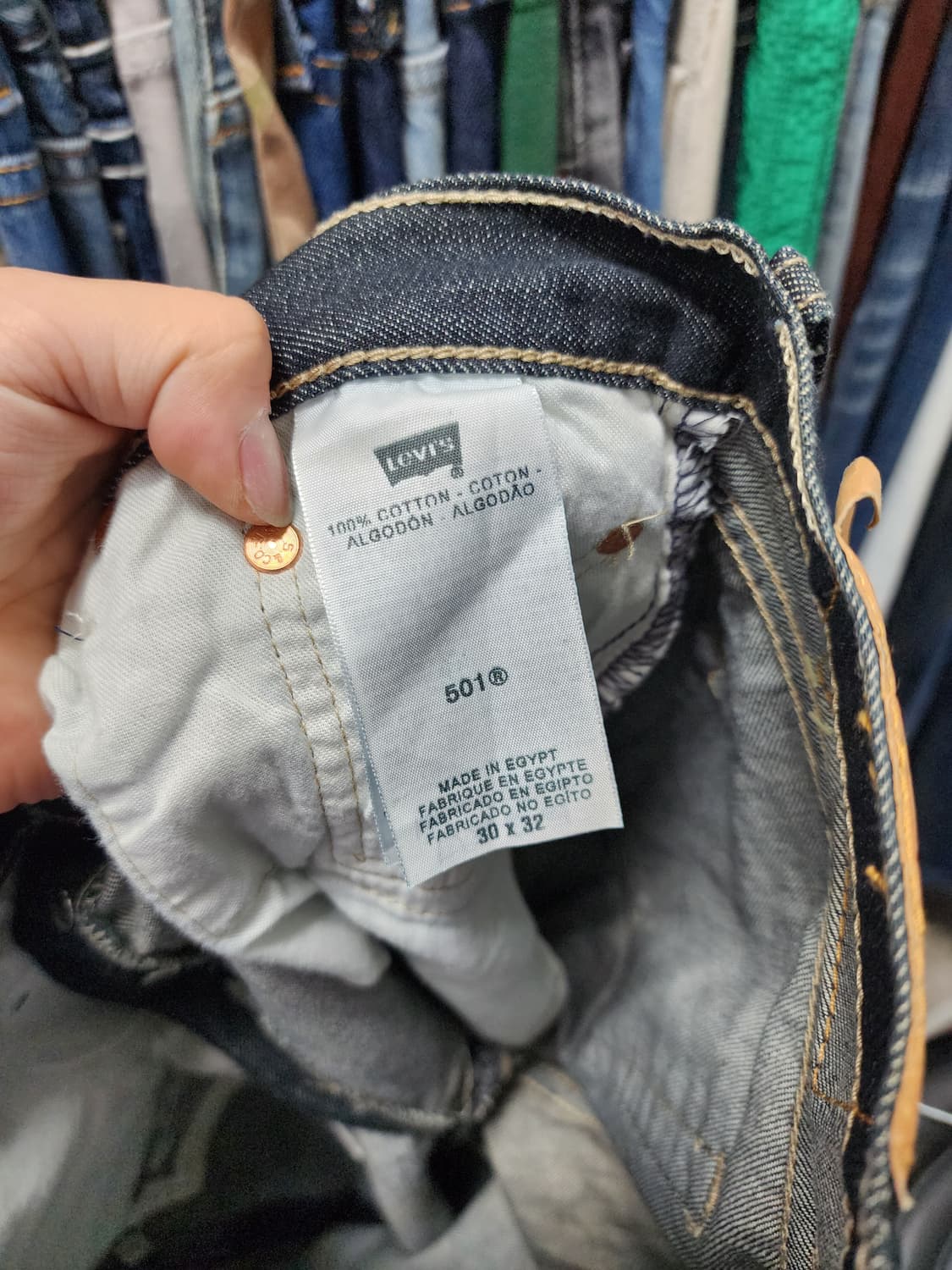 리바이스 501 데님 청바지 상품이미지5