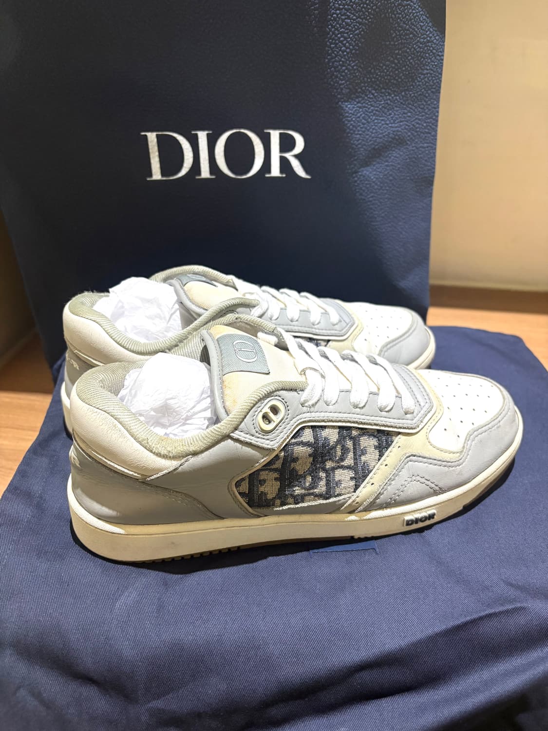 디올 B27 오블리크 스니커즈 사이즈42 풀박스 상품이미지3