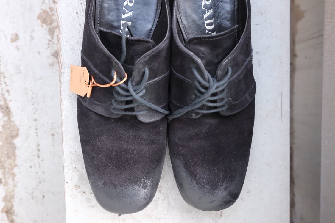 Prada 왁스드 더비슈즈 상품이미지4