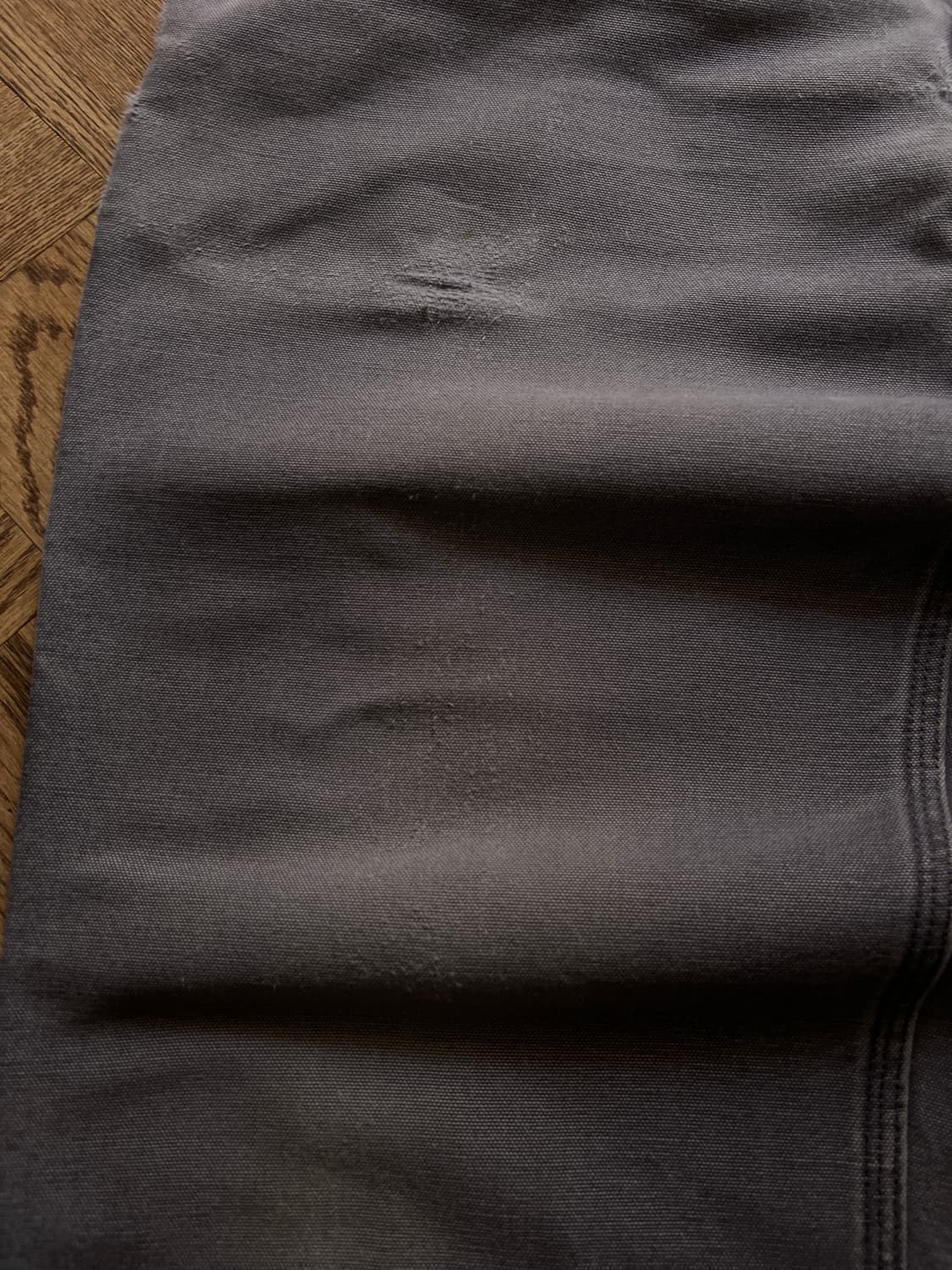 [35]칼하트 USA Made 하드 페이딩 페트롤 블루 싱글니 워크 팬츠 상품이미지4