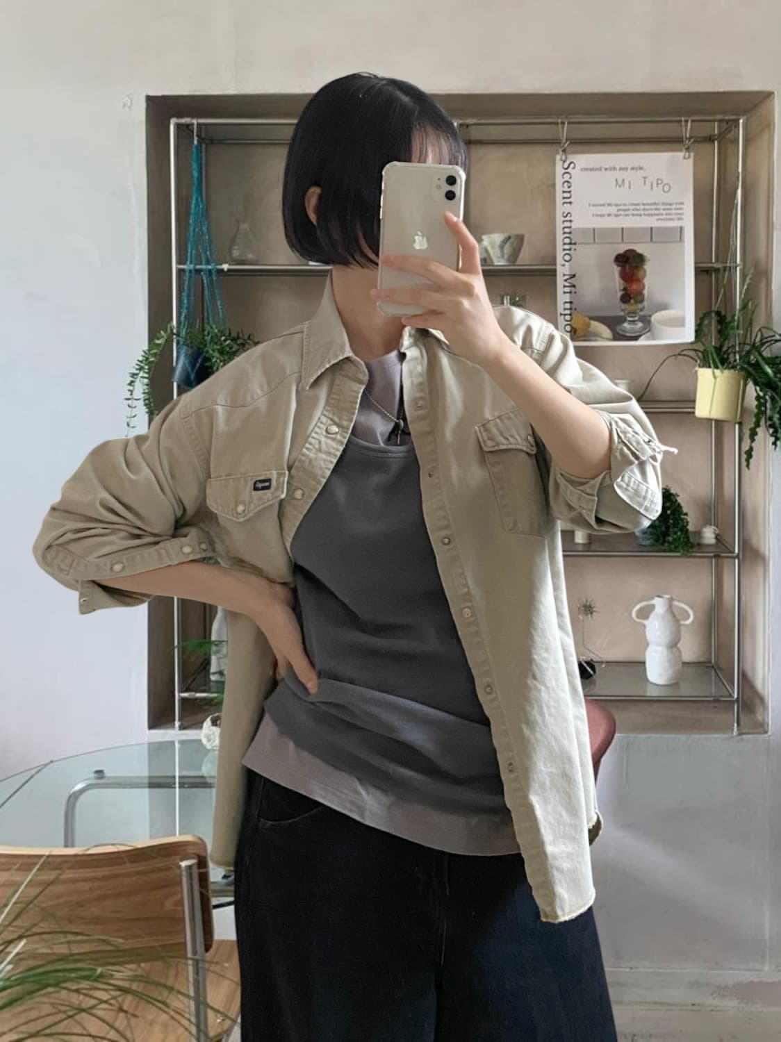 랭글러 포켓 셔츠 (Man L) AB0610 상품이미지1