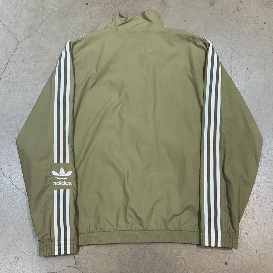 XL 아디다스 올리브 나일론 바람막이 상품이미지3