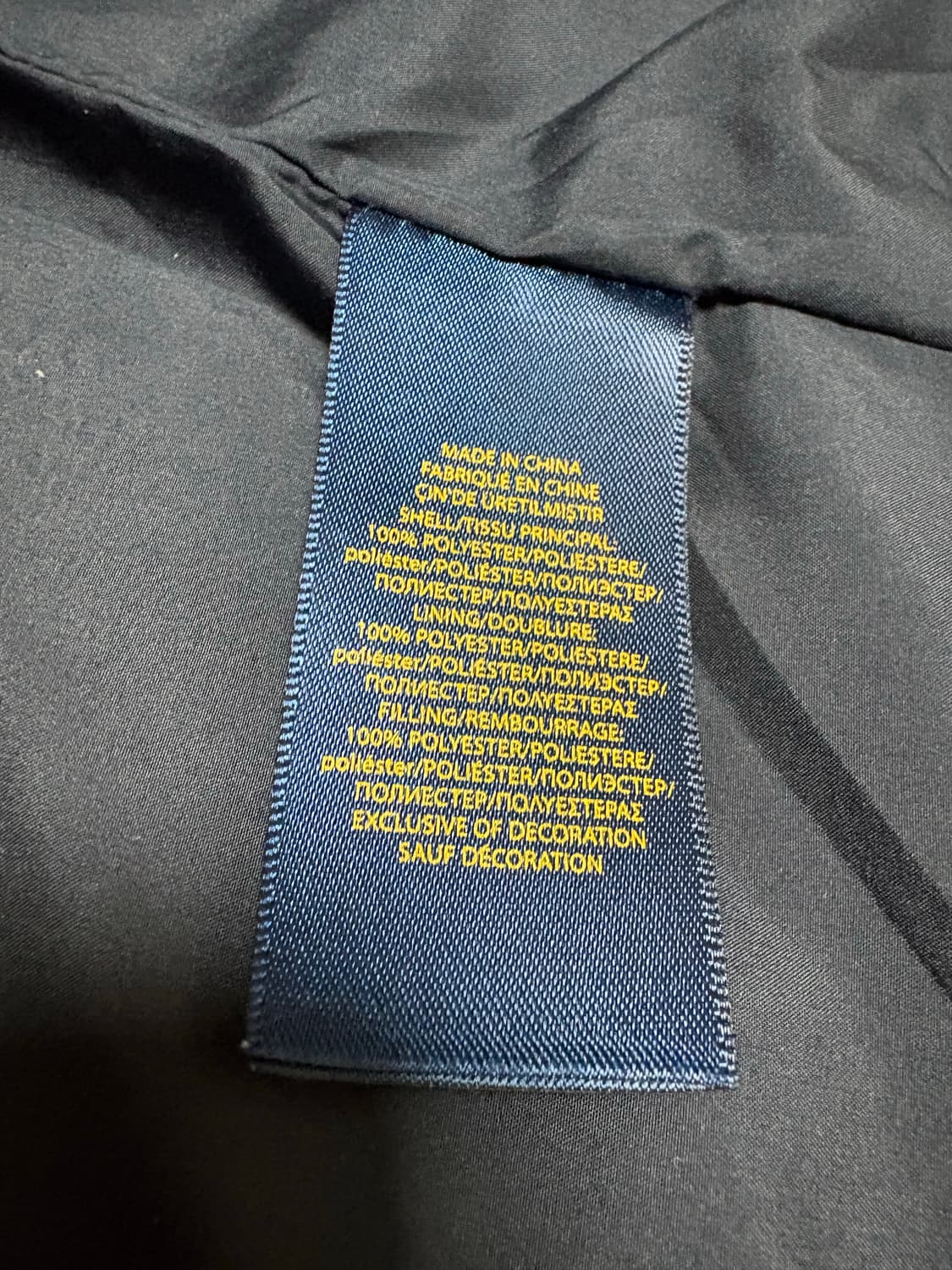 Polo Ralph Lauren 네이비 퀄팅 자켓 상품이미지5