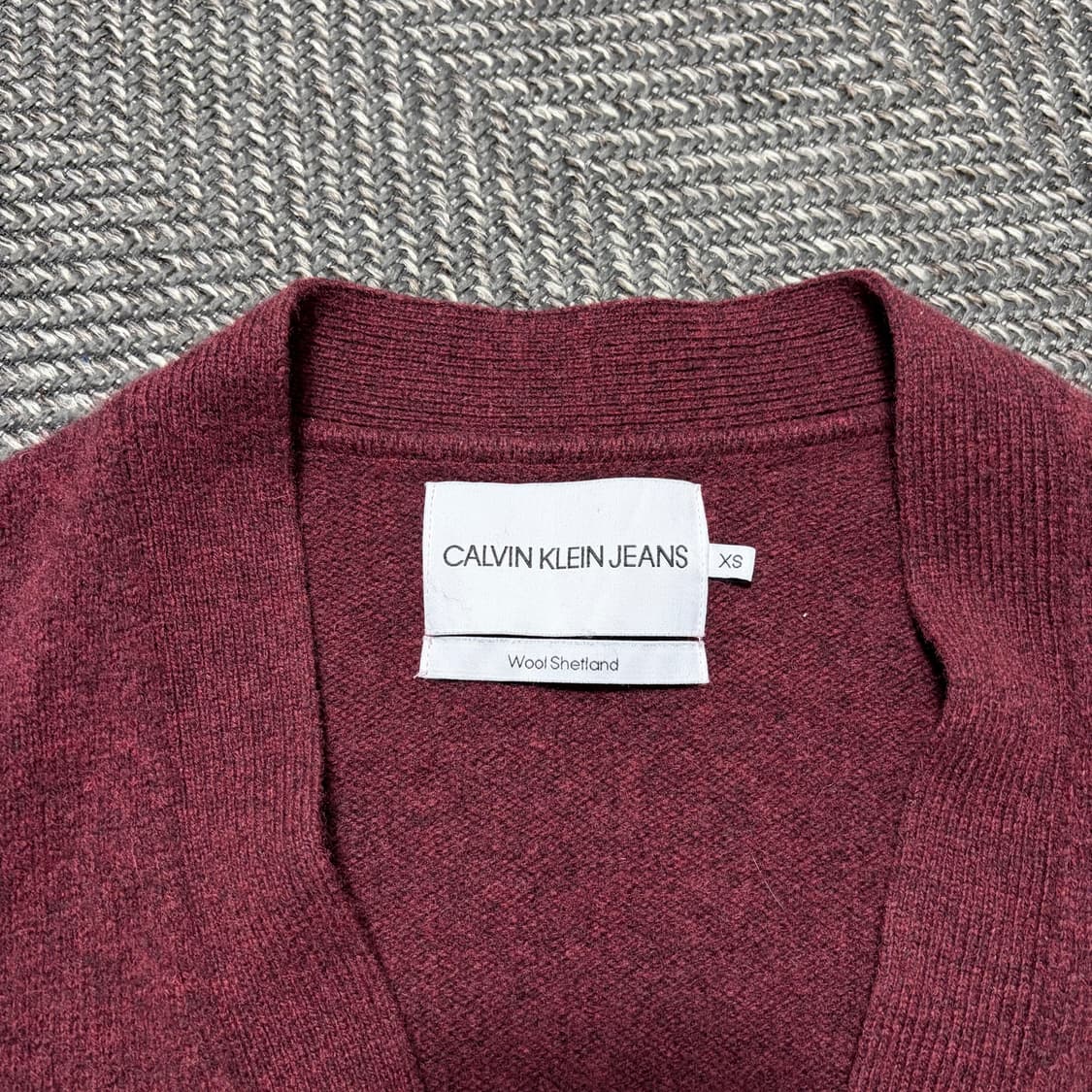 캘빈클라인 진 울 쉐틀랜드 가디건(XS) 상품이미지3