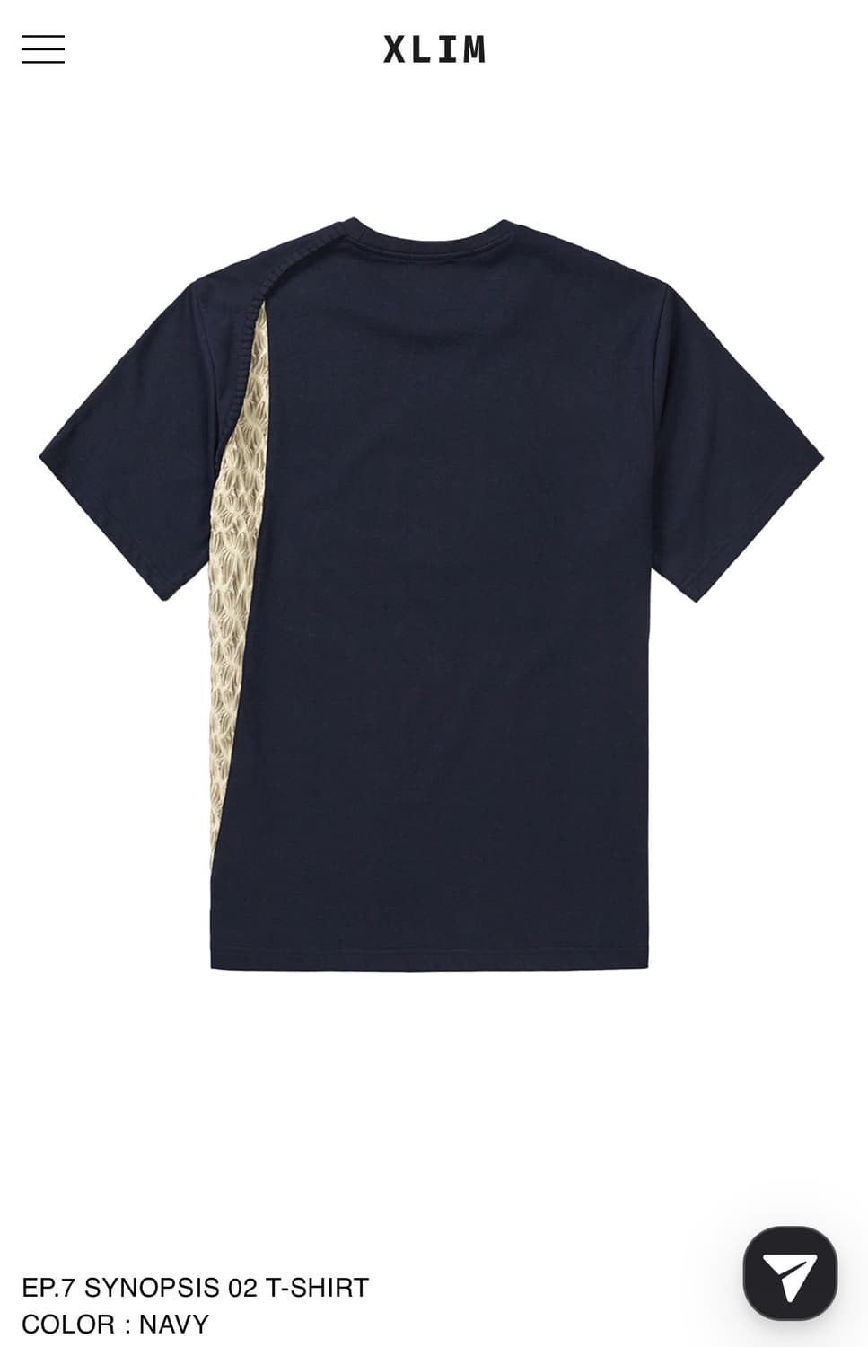 XLIM EP.7 SYNOPSIS 02 T-SHIRT (네이비 XL) 상품이미지1