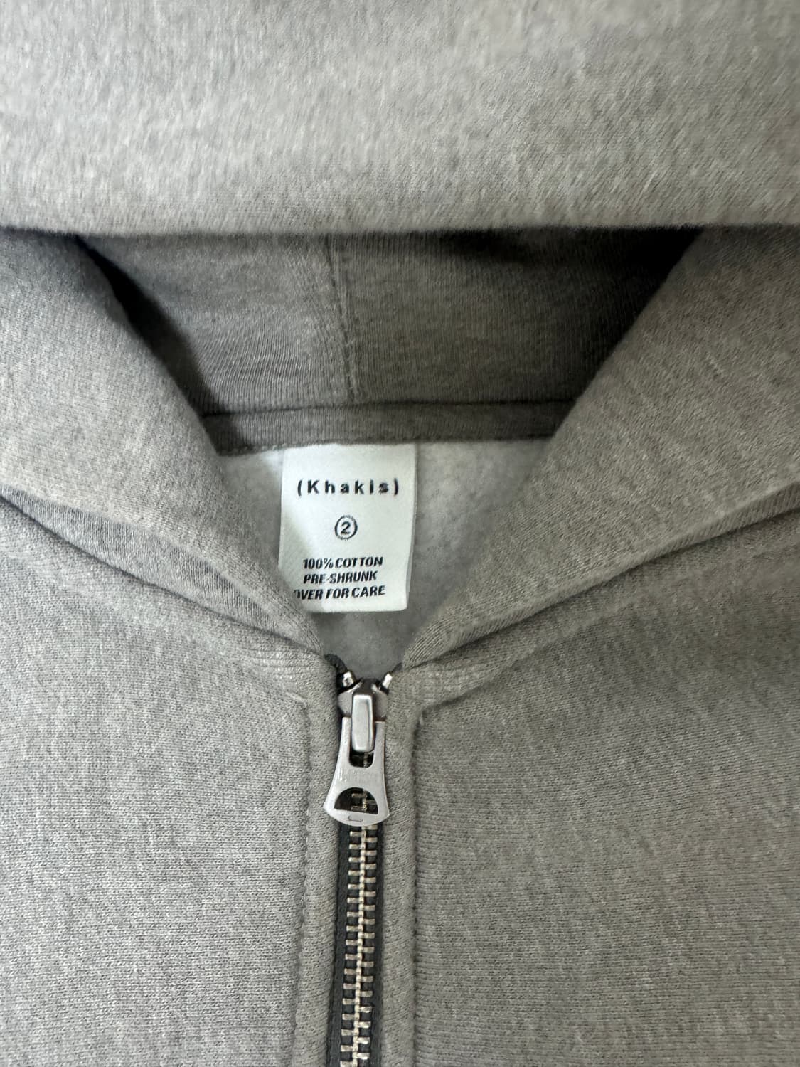 카키스 후드집업 세이지 상품이미지2