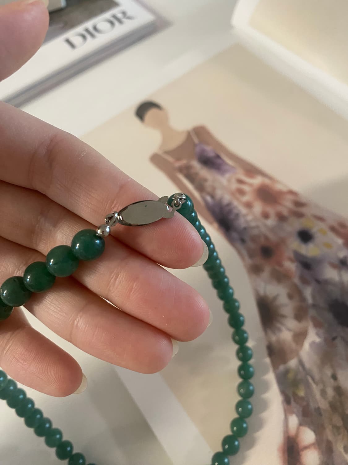 빈티지 옥구슬 목걸이 상품이미지2