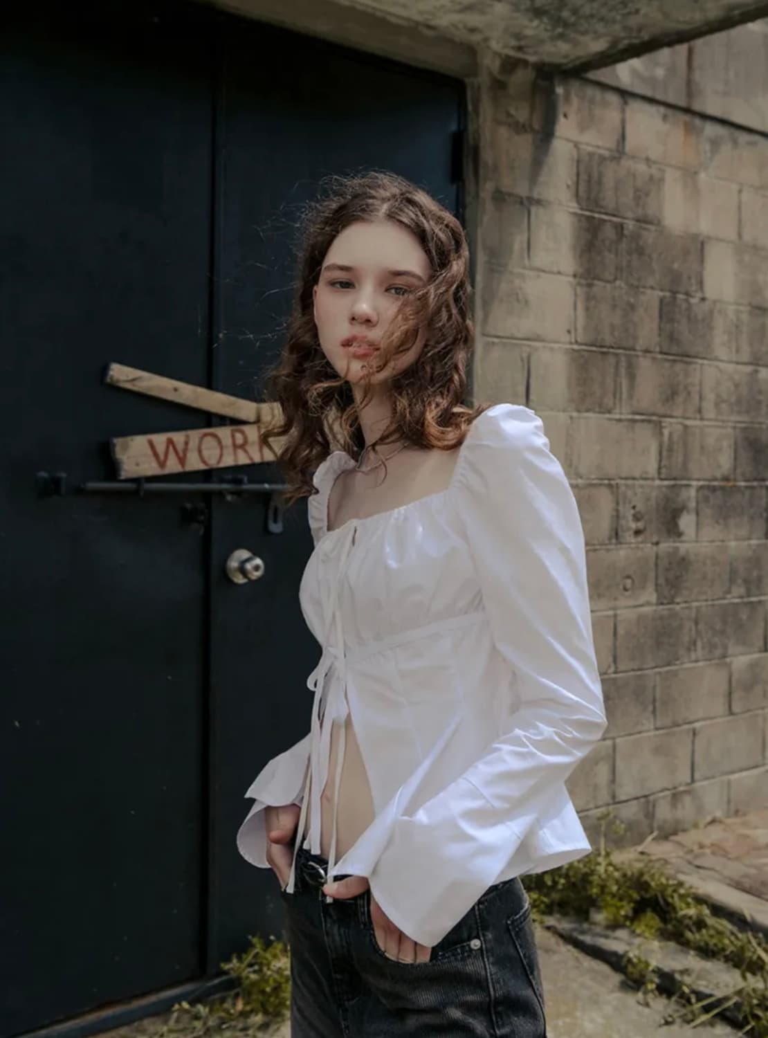 [새상품] 무신사 하드코어 해피니스 블리우스 상품이미지2