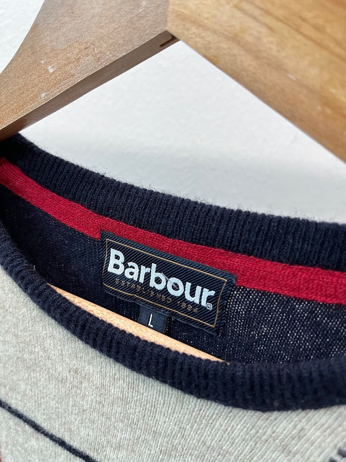 100) 바버 체크 울니트 상품이미지4