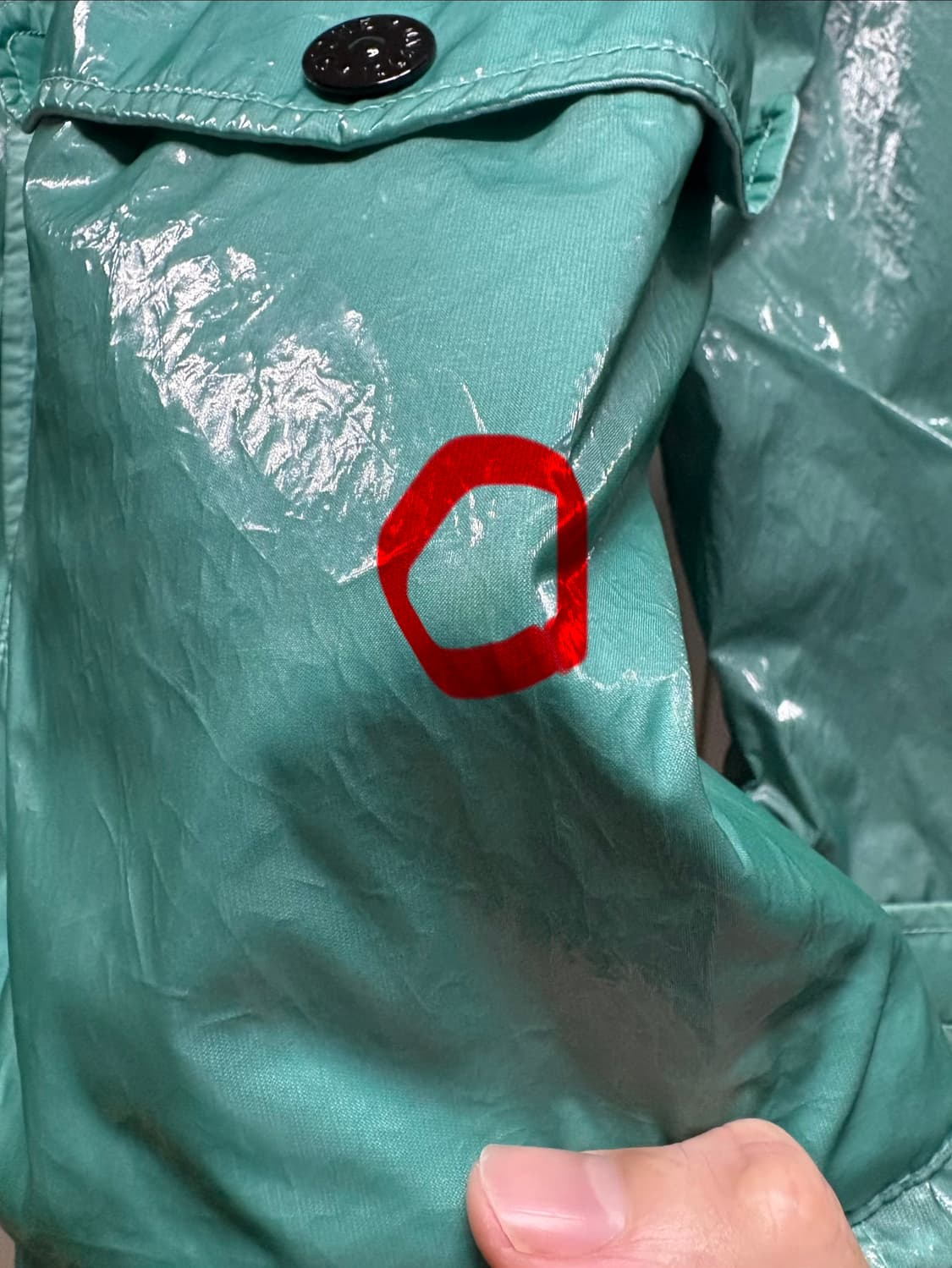 슈프림 스톤아일랜드 뉴 실크 자켓 라이트블루 L 상품이미지7