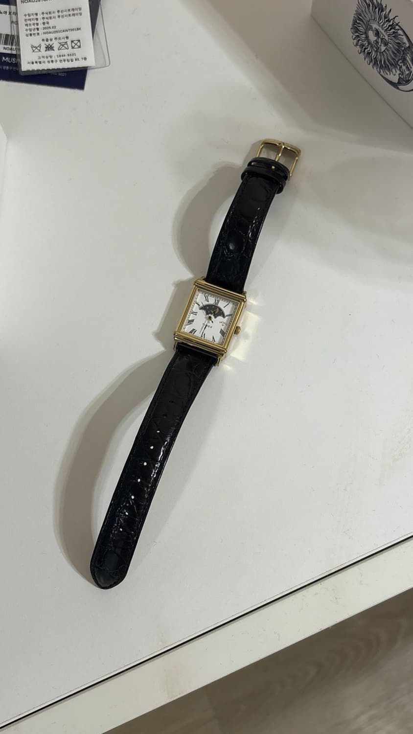 타이맥스 x 노아 썬 앤 문 워치 블랙 골드 상품이미지3