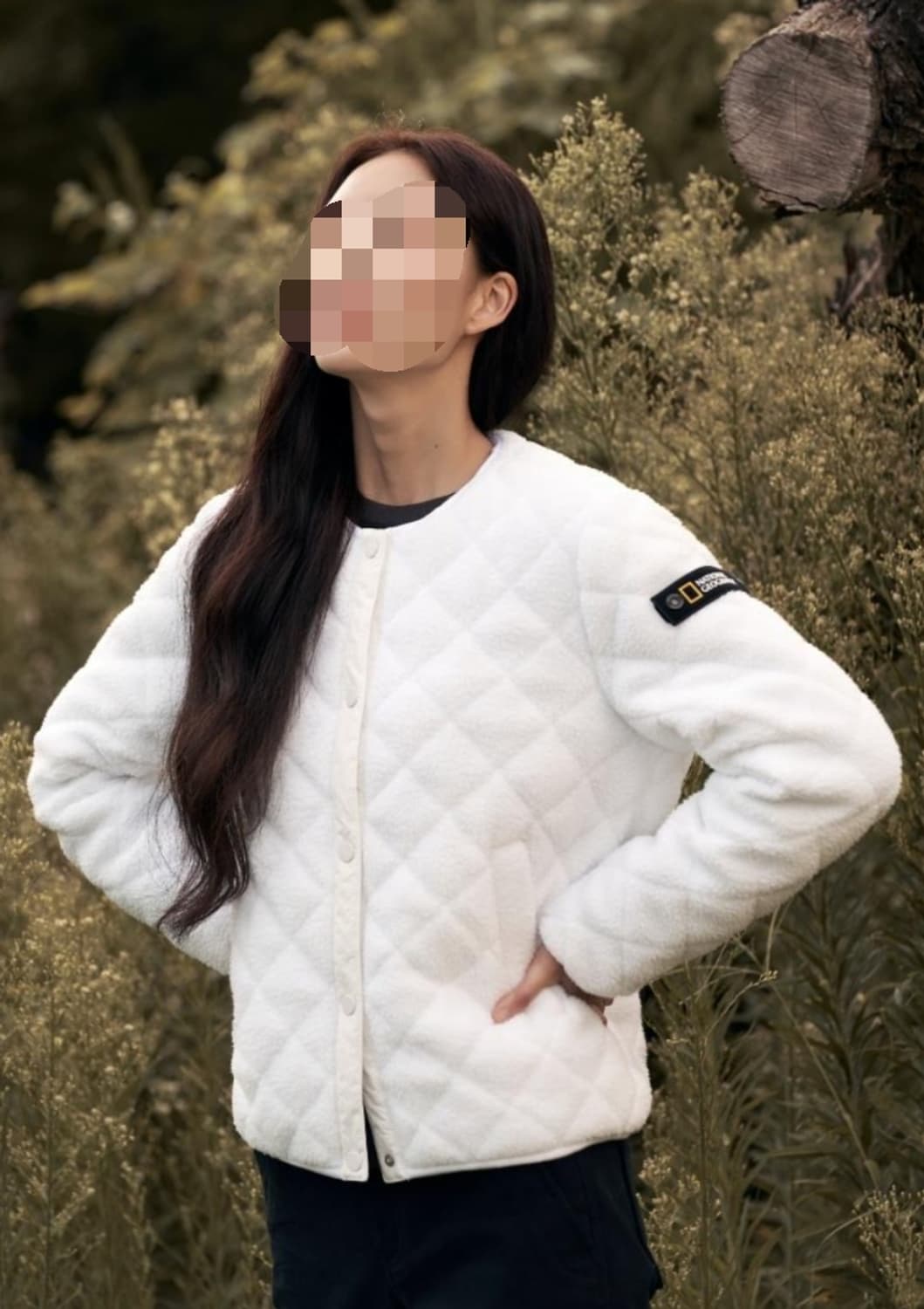 내셔널지오그래픽 뽀글이 퀼팅 자켓 상품이미지1