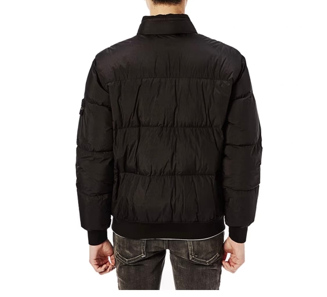 스톤아일랜드 크링클랩스 숏패딩 그레이 M사이즈 상품이미지5