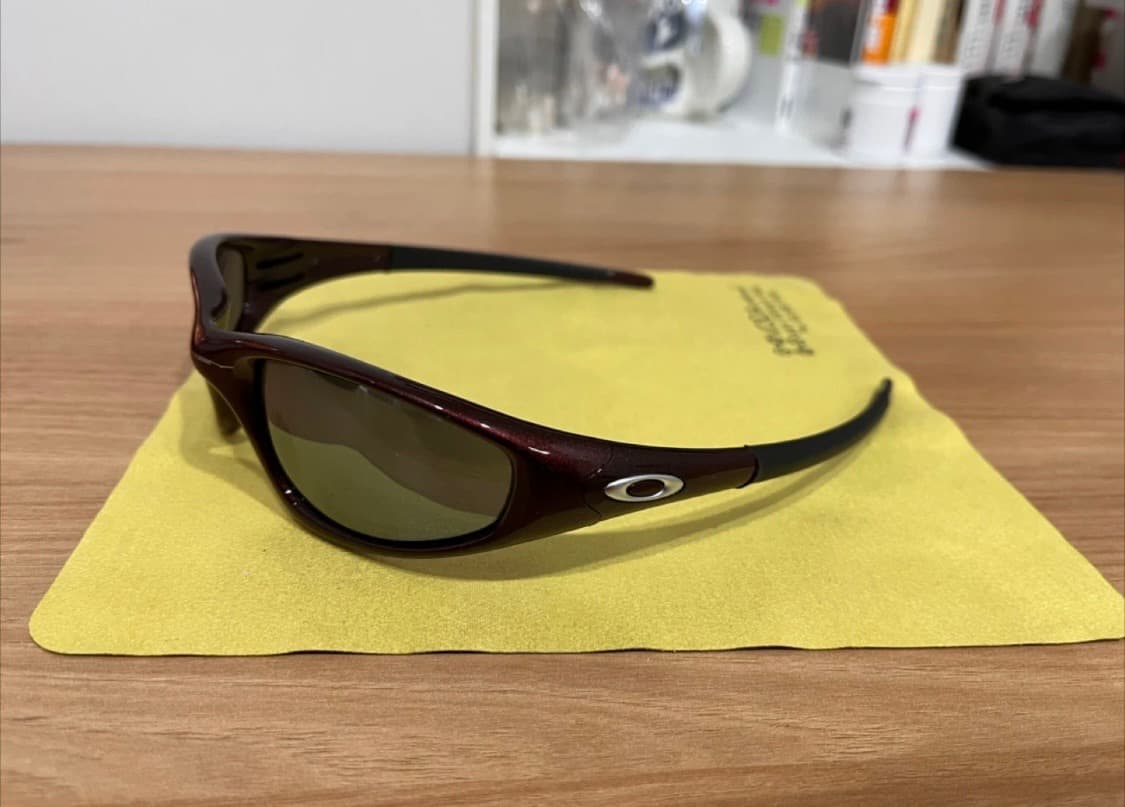 오클리 뉴스트레이트자켓 레드 블랙이리듐 상품이미지3