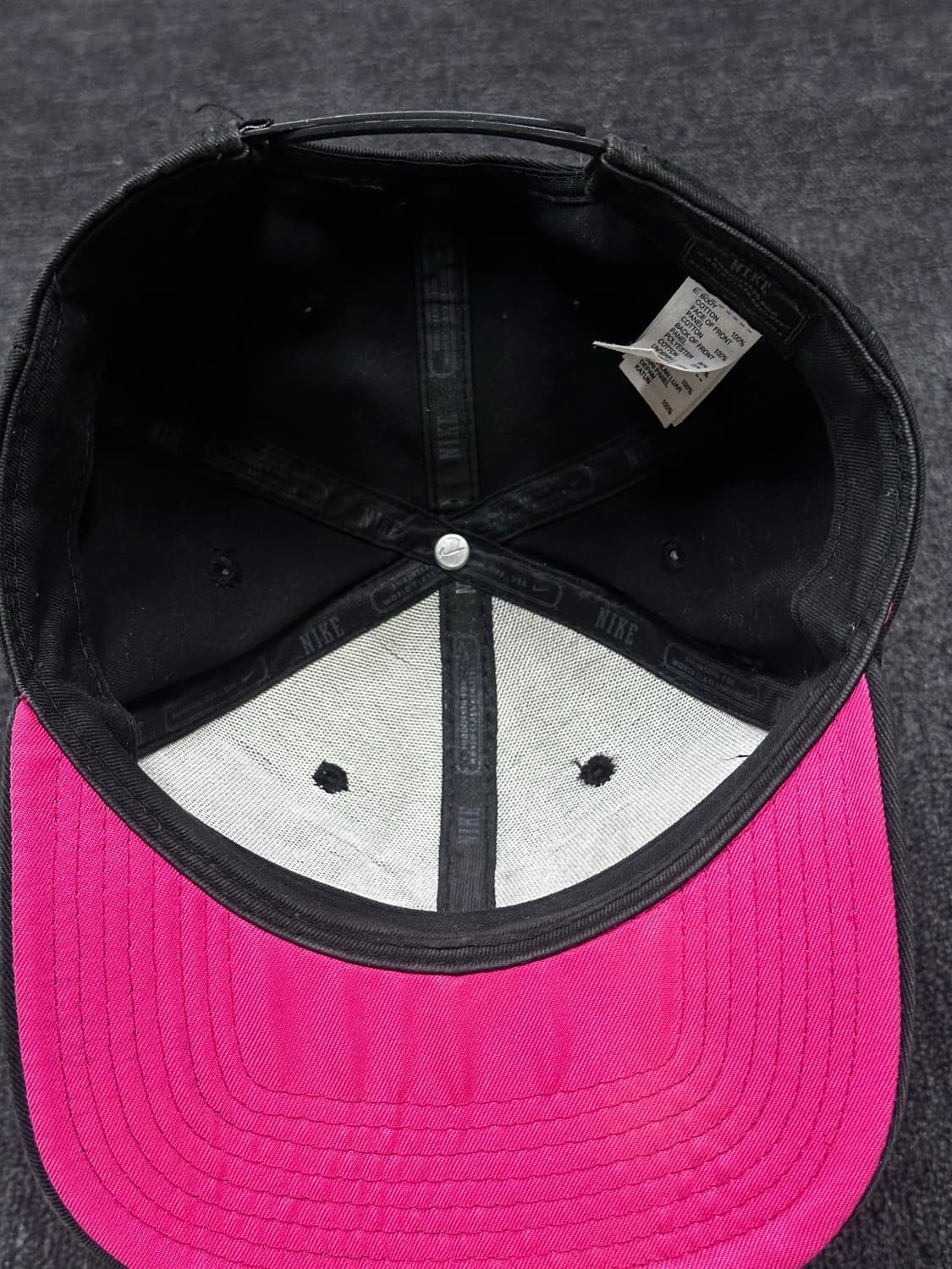 Nike 빈티지  한정판 Flatbill Wordmark 커브형 스냅백 상품이미지5