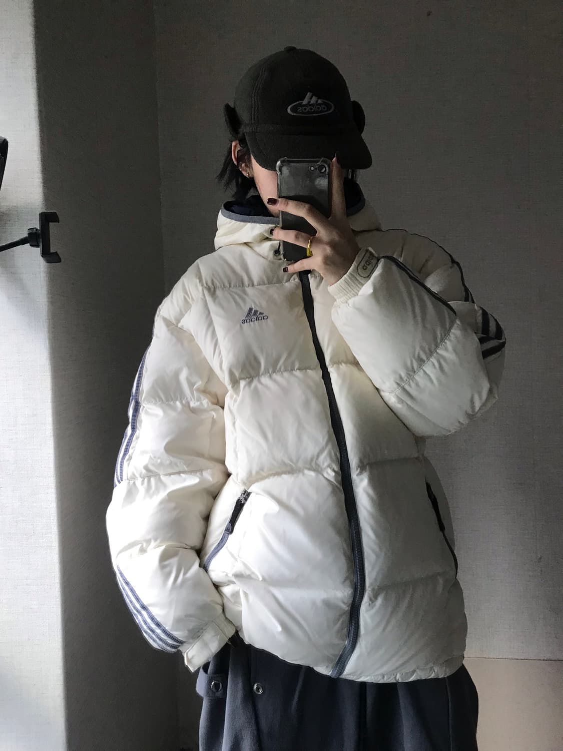 아디다스 아이보리 90s 패딩 상품이미지4