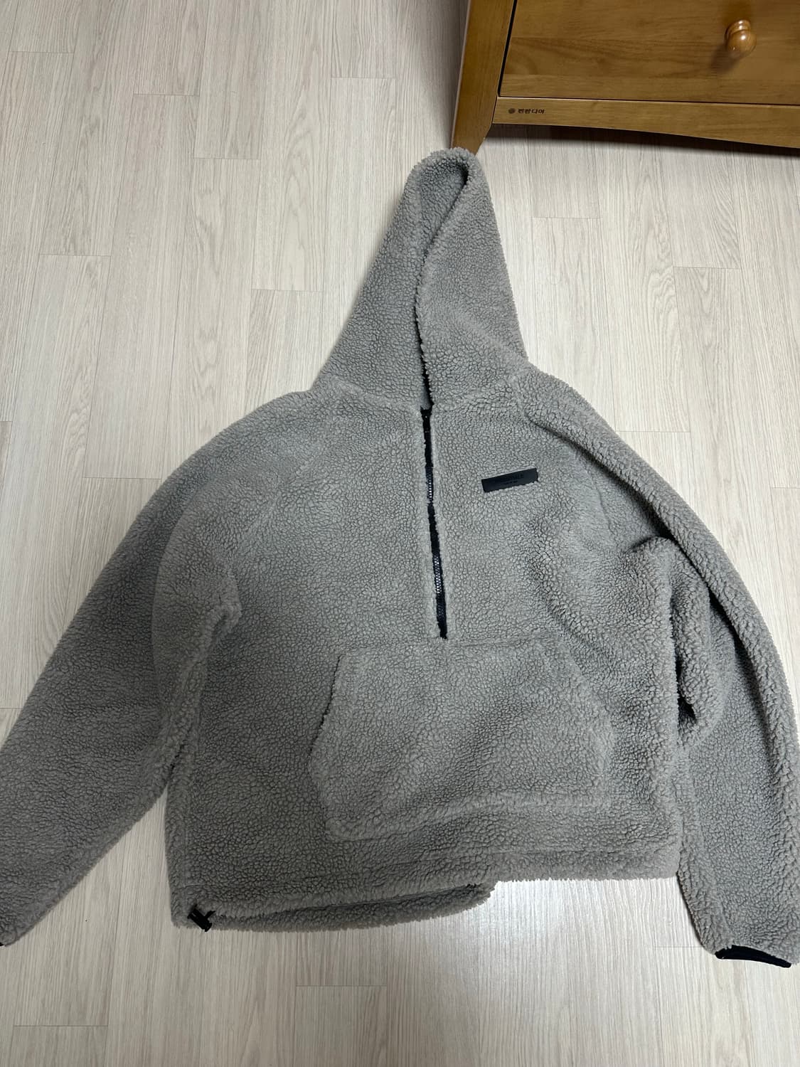 피오갓 에센셜 후리스 후드 아노락 상품이미지2