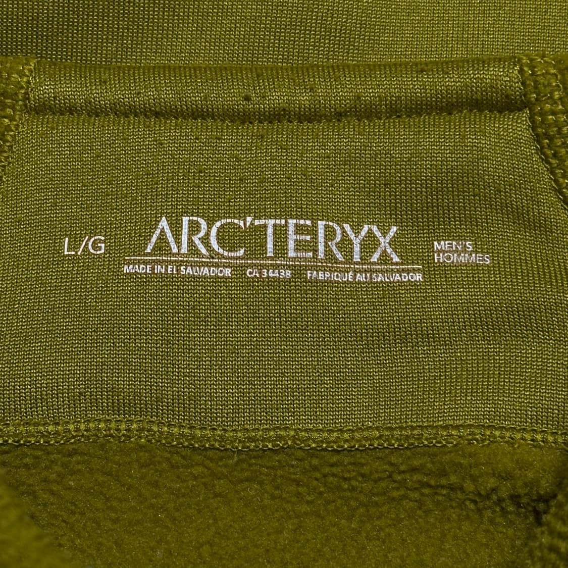 아크테릭스 올리브 반집업 후리스 상품이미지4