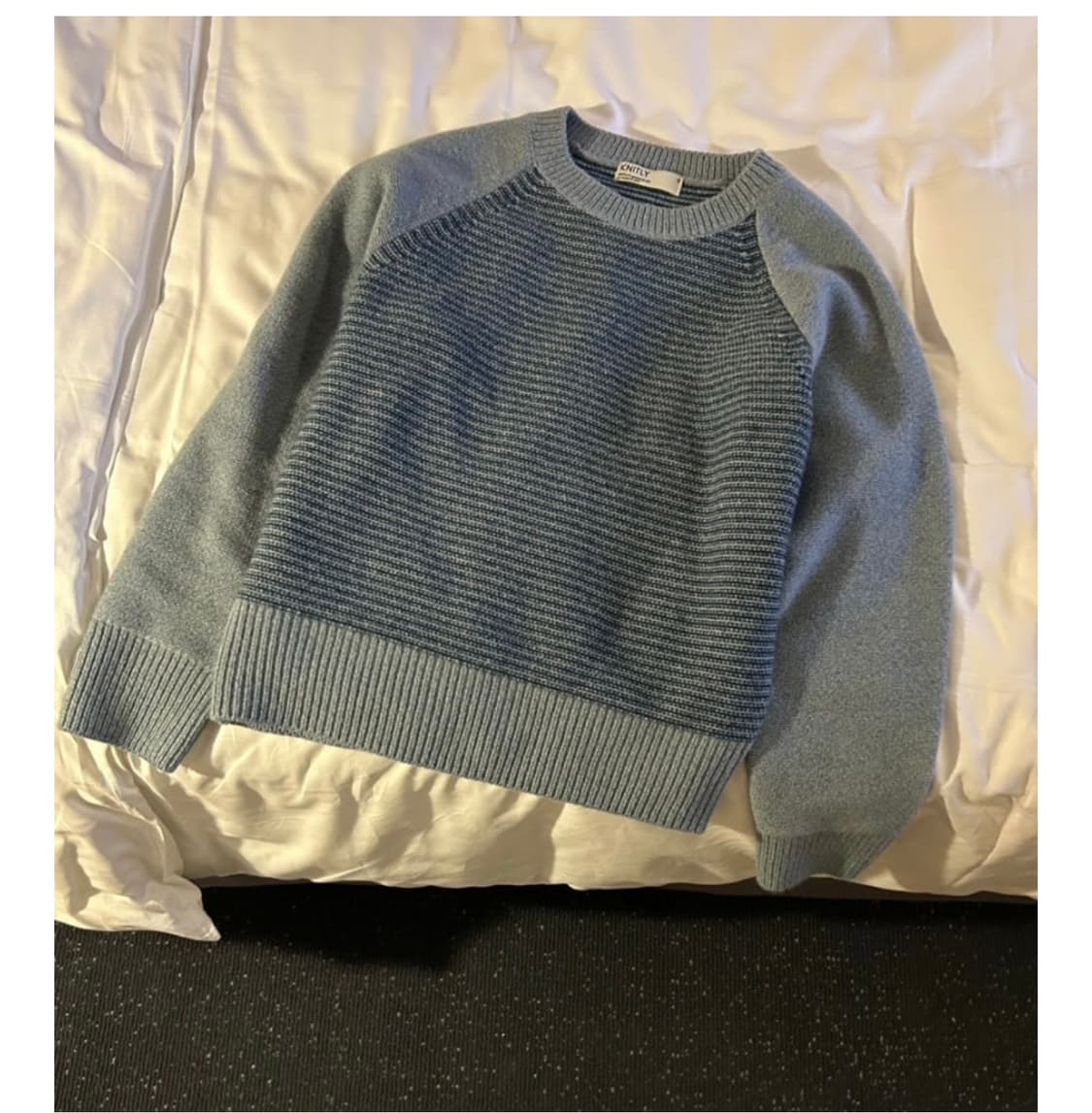 니틀리 블루 니트 상품이미지1