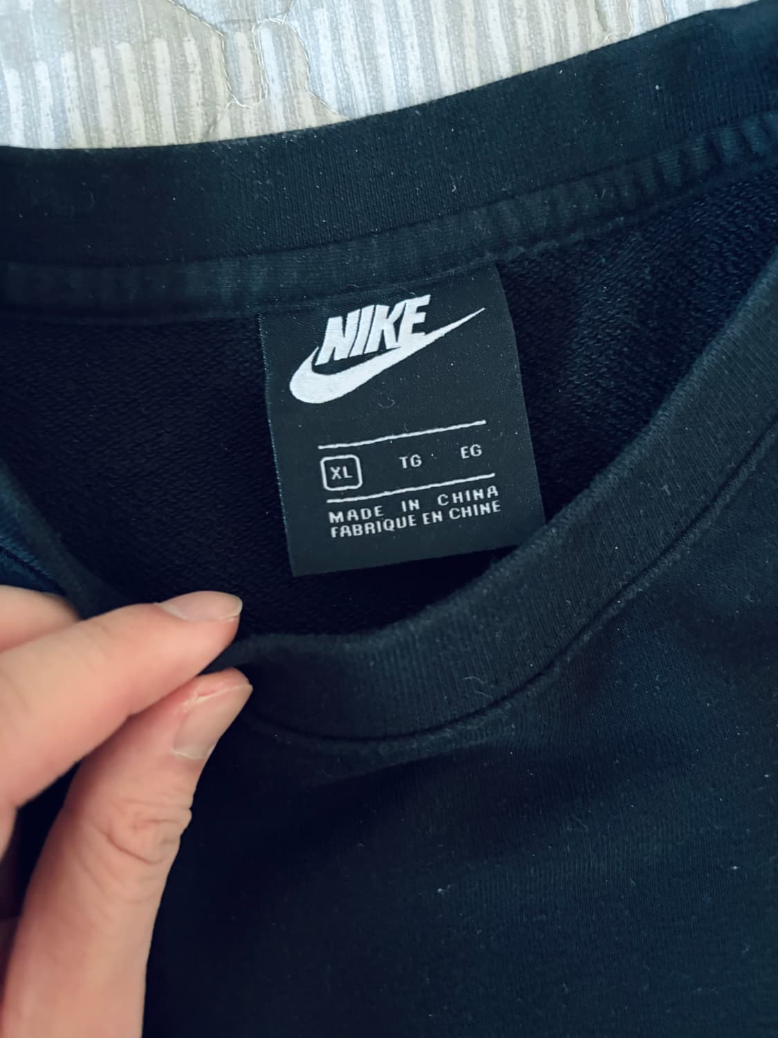 나이키 NSW 클럽 플리스 크루 스웨트셔츠 블랙 XL사이즈 상품이미지2