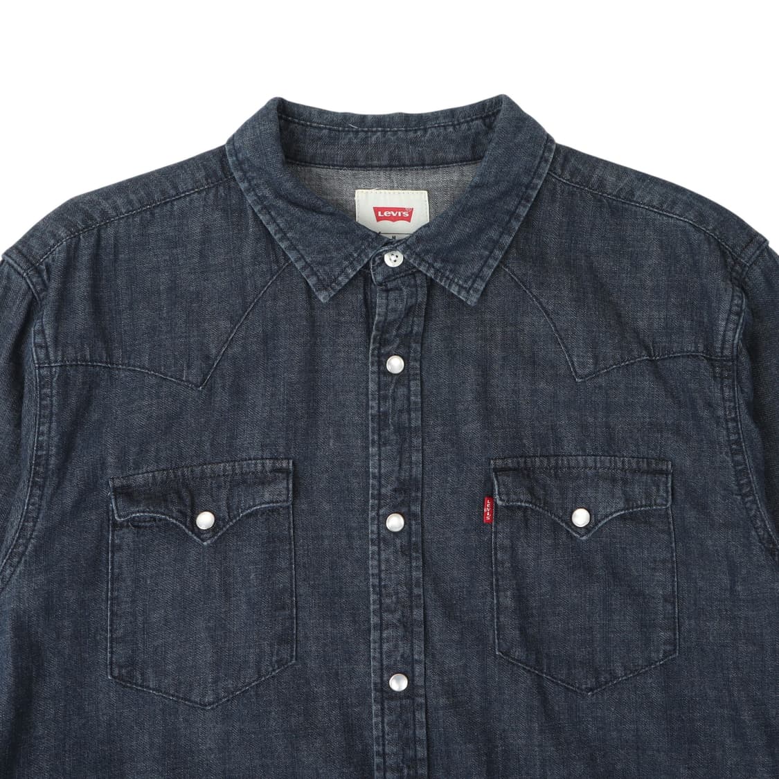 리바이스 인디고 딥블루 데님 셔츠  상품이미지2