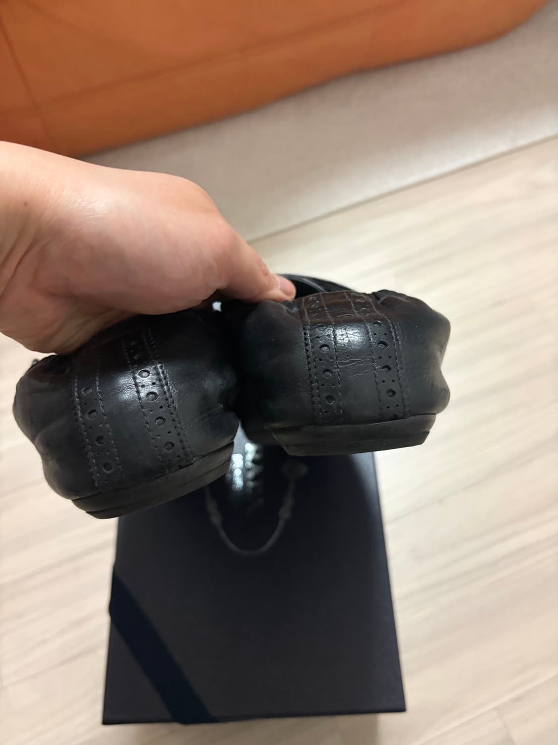 [10] prada 프라다 더블몽크 스트랩 슈즈 블랙 상품이미지4