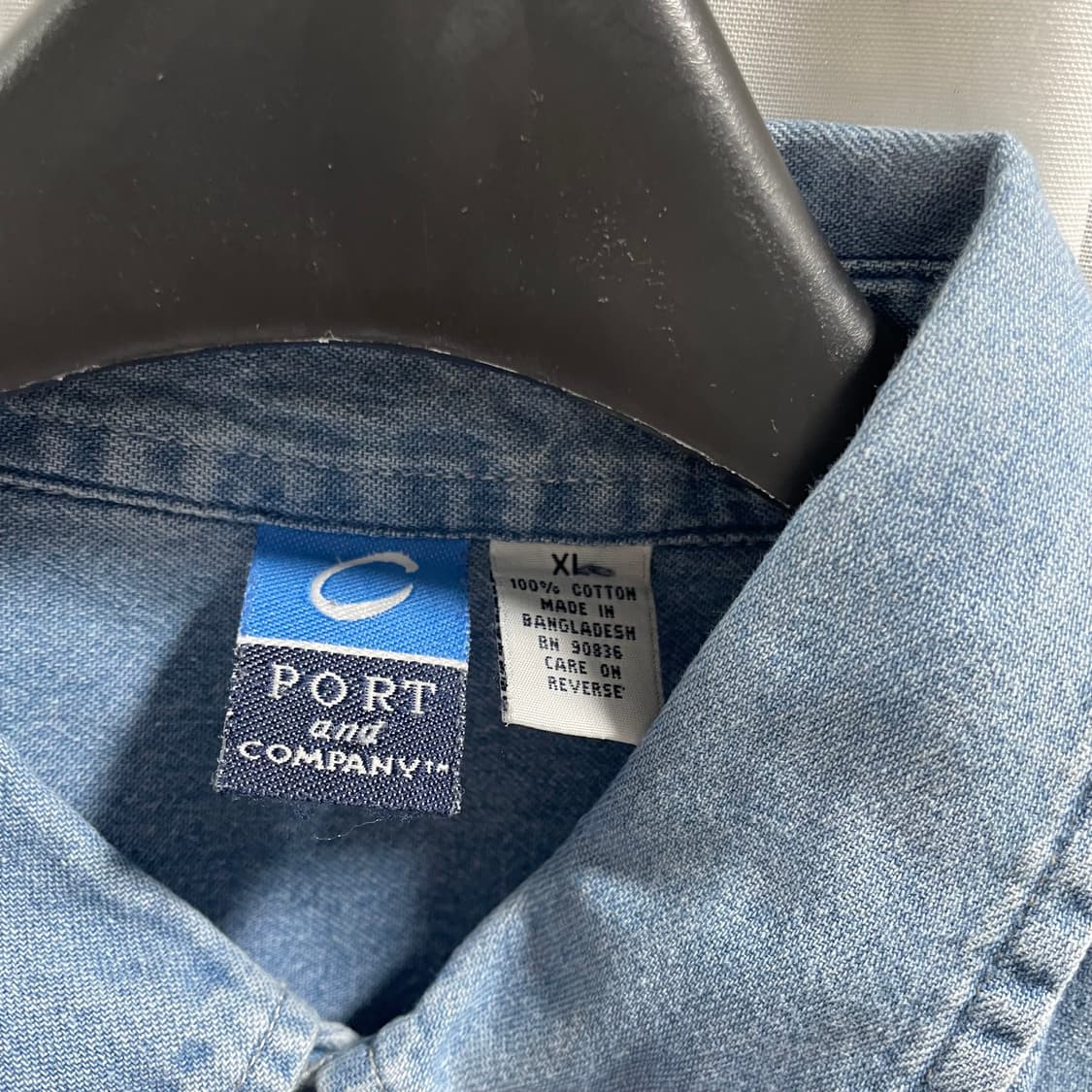 포트 앤 컴퍼니/ 데님 워크 셔츠/ XL 상품이미지8