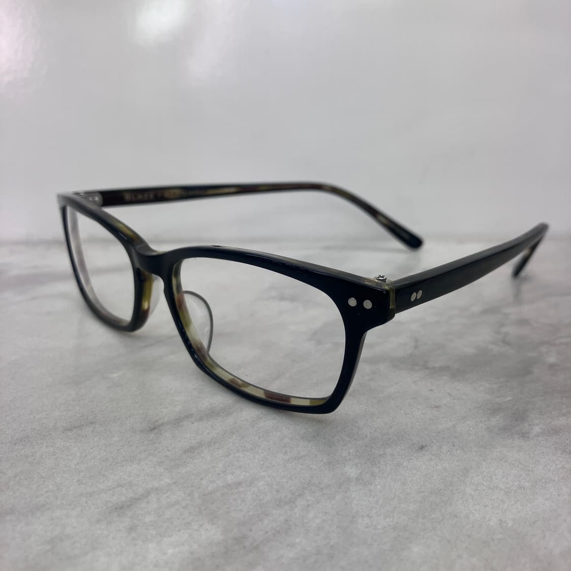 C99 블레이즈알콜 BLAZE+ALCOHOL 블랙 패턴 웰링턴 뿔테 안경 상품이미지7